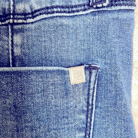 Bebe Denim Mini Skirt Size 24 (00) - Picture 5 of 5